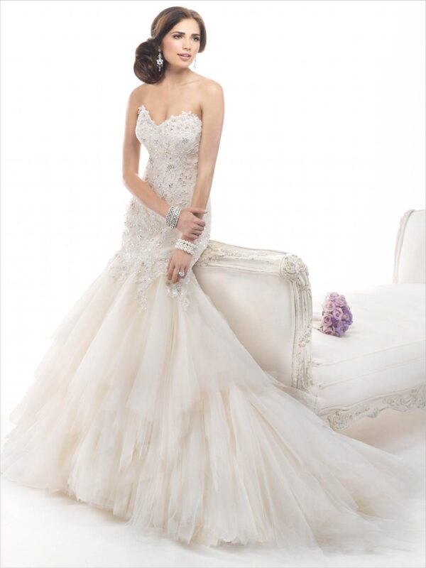 Maggie Sottero Wedding Dress Sahara 4MC832ZU front